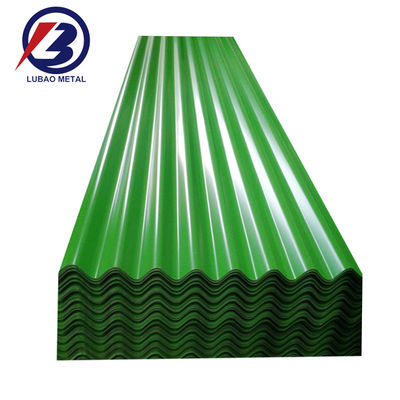 Techniek Koudgewalste Ral Kleur Op maat gemaakte Kleur DX51D Bouwmateriaal Warm gedompelde Kleur Zink beklede dakplaat