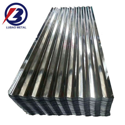 800-1500 mm Breedte GI gegolfde dakplaten Z120 gegalvaniseerd ijzeren plaat Zink metalen dakplaat met regelmatige spangle