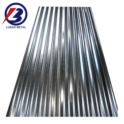 800-1500 mm Breedte GI gegolfde dakplaten Z120 gegalvaniseerd ijzeren plaat Zink metalen dakplaat met regelmatige spangle