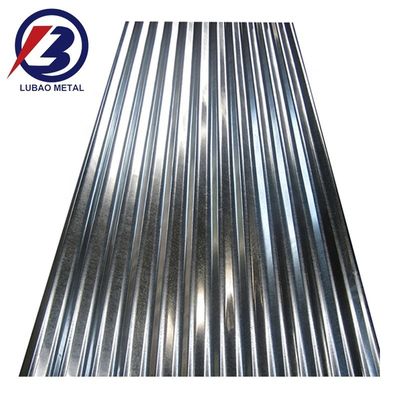 TS350GD/TS550GD-kwaliteit gegolfde dakplaat 0,7 mm dik aluminium zink met grote spangle gegalvaniseerd en op maat gemaakt