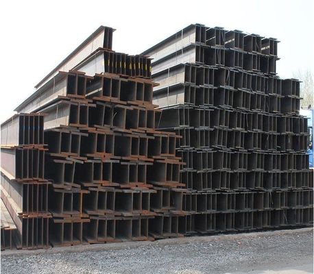 Flankenbreedte 50-400 mm/op maat gemaakte H ijzeren balk staal structuur staal balken standaard grootte gegalvaniseerd H-vorm per ton Verkoop
