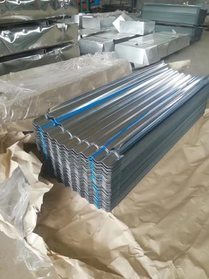 Regelmatige Spangle gegalvaniseerde dakplaat SGCC SPCC SECC 0,12 mm 0,35 mm Dikte 0,1 mm 1 mm Dikte GI gegolfde plaat voor dakbedekking