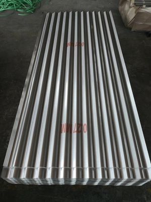 Zinkcoating 30-275 g/m2 Hoogsterkte Trapeziumvormig gegolfd gegalvaniseerd stalen dakplaat voor waterdicht gebouw