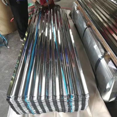Zinkcoating 30-275 g/m2 Hoogsterkte Trapeziumvormig gegolfd gegalvaniseerd stalen dakplaat voor waterdicht gebouw