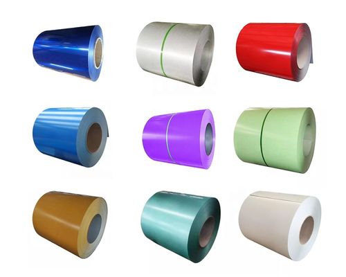Custom RAL Kleur koudgewalst gecoat gegalvaniseerd geverfd PPGI staal spoel leveranciers voor en punch verwerking service