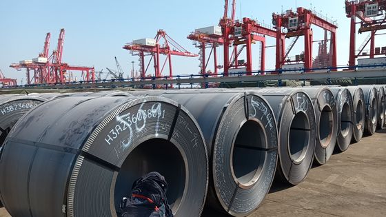 SS400 Q235 Warmgewalste stalen spoel koolstofarme stalen banden speciaal voor metalen onderdelen Dikte 3-200 mm