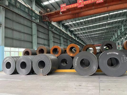 SS400 Q235 Warmgewalste stalen spoel koolstofarme stalen banden speciaal voor metalen onderdelen Dikte 3-200 mm