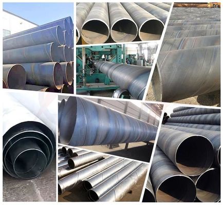 CE-certificaat Q235B Spiraalgeweld koolstofstaalpijp voor waterputkassering