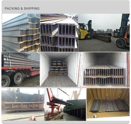 W6X15 W8X15 W8X10 Hot Dip gegalvaniseerde structuur H-balken 200x100x5.5x8 A36 A572 Grade 50 Gelast Techniek Verkopen Gelast