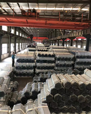 Q235 Carbon Round Welded Galvanized Steel Pipe/Tube voor koudgewalste technologie en snijplaten in de kas