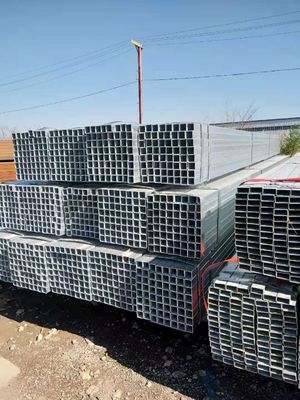Beste gegalvaniseerde vierkant en rechthoekige stalen buizen Buizen voor de bouw Volle hardheid