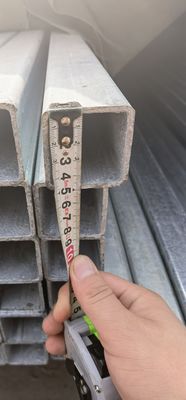 Gegalvaniseerde vierkantbuis Rechthoekige stalen buizen en buizen voor kassen die voldoen aan GB/T13793-2001