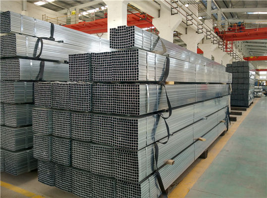 Hot Dip Galvanized Square Pipe voor hekpost en vloeistofpijp BS1387 ASTM A53-2007