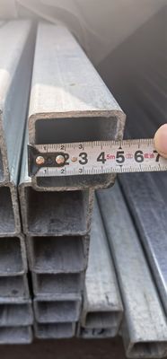 Gegalvaniseerde vierkante rechthoekige stalen buizen en buizen voor industriële kassen