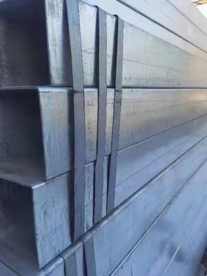 1.5x1.5 inch vierkant rechthoekig holle ijzeren buis gelast zwart gegalvaniseerd vierkant buis voor kleine gereedschappen productieproces