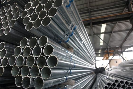 Niet-gelegeerd gegalvaniseerd stalen buis voor broeikasbouw Lasservice GI Pipe Zink 80g 6/12 meter Standaardlengte