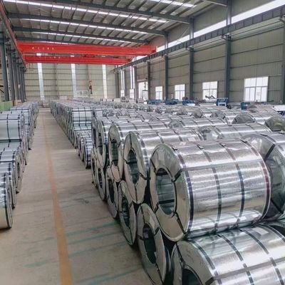 RoHS gecertificeerde GI spoelen 0.12mm-4.0mm aangepaste dikte Z30-275g nul spangel gegalvaniseerd staal ijzeren plaat in rol / spoel