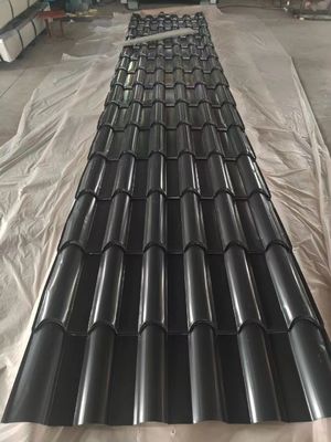 Lengte 1000-5000mm Breedte 750mm-1050mm Gecoate kleurverfde verpakkingen StandaardpakketVoor PPGI Staal gegalvaniseerd dakplaat