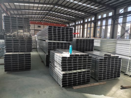 Staalstructuur Klasse C Kanalen 100x50x3 mm Lichte stalen frame Commodity Beam Steel Size Structural Iron Natuurlijk oppervlak