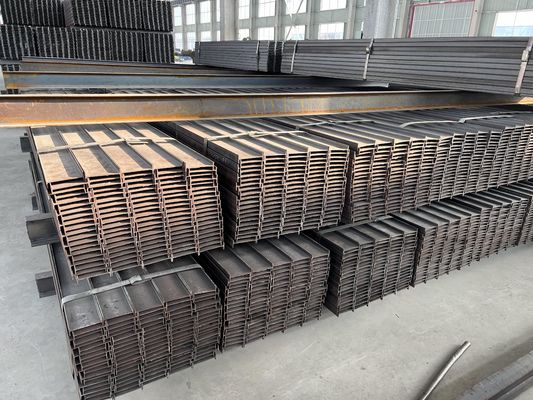 400x200x8-16mm Warmgewalste technische staalstructuur Zware I-balken Klasse Q235 voor bruggen en zware machines