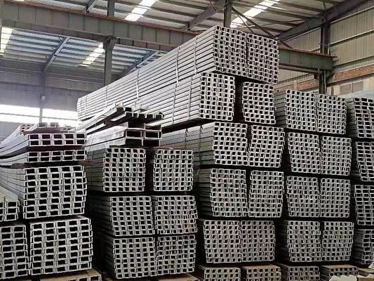 80x40x3mm gegalvaniseerde U-kanalen voor structurele gordijnwandsystemen