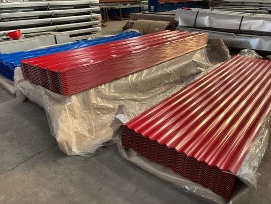 Z180 DX51D DC51 SGCC gegalvaniseerd gegolfd dakplaat PPGI met Ral kleur en tolerantie ±1%