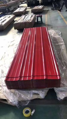 Gegalvaniseerd bekleed Z10 Z180 DX51D SGCC Kleur coating staal spoel voor RAL kleur vereiste gegalvaniseerde gegorfelde dakplaat