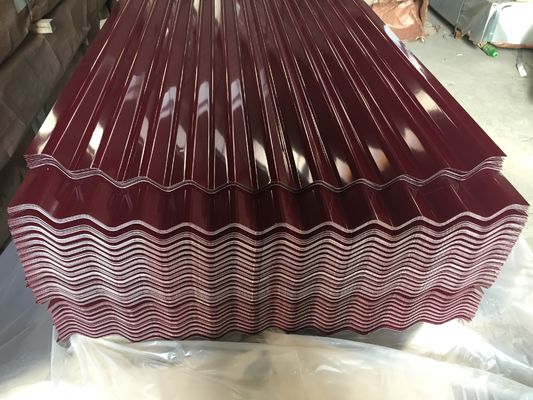 Gegalvaniseerd bekleed Z10 Z180 DX51D SGCC Kleur coating staal spoel voor RAL kleur vereiste gegalvaniseerde gegorfelde dakplaat