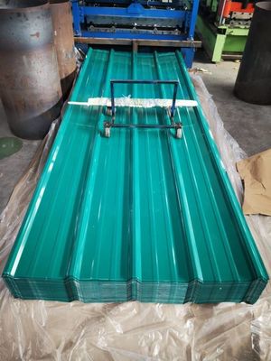 ASTM Z20 Z25 0,15 mm 0,2 mm 0,4 mm PPGI spoel in plaat Blauw Rood RAL gegalvaniseerd gekleurd gegolfd plaat