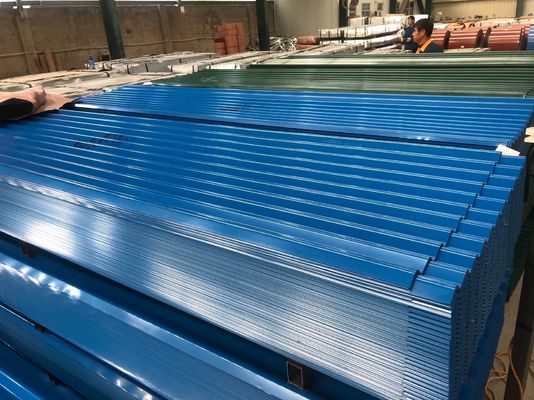 Decoiling service aangeboden voor Z20 Z30 Z60 Z275 20 Gauge PPGI voorgeverfde gegalvaniseerde gegolfde dakplaat Kleur coated staalplaat