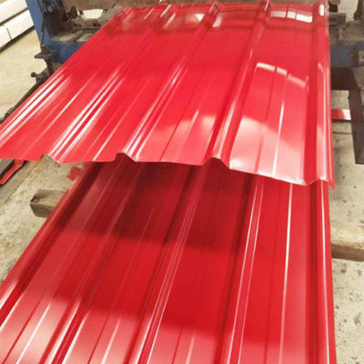 Decoiling service aangeboden voor Z20 Z30 Z60 Z275 20 Gauge PPGI voorgeverfde gegalvaniseerde gegolfde dakplaat Kleur coated staalplaat