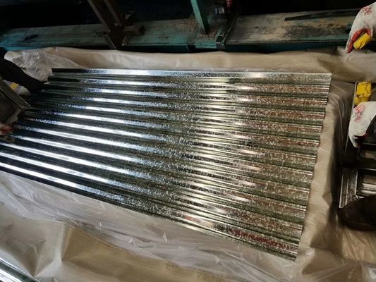 0.12mm 0,3mm 0,5mm PPGI Ral Kleurbedekt Voorgeverfd gegalvaniseerd gegolfd dakplaat met regelmatige spangle Full Hard