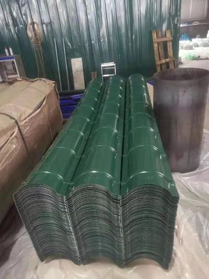 Gegalvaniseerde beklede SGCC SPCC SECC Z40-z275 Ppgi gegolfde dakplaat met anti-corrosiecoating