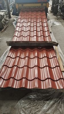 PPGI gegolfde gegalvaniseerde ijzer-zinc metalen dakplaten voor de bouw SGCC SPCC SECC DX51D