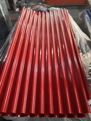 PPGI gegolfde gegalvaniseerde ijzer-zinc metalen dakplaten voor de bouw SGCC SPCC SECC DX51D