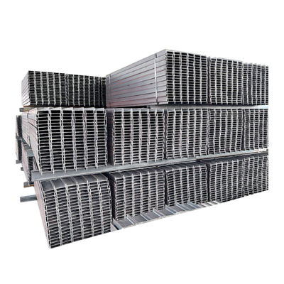 Structurele koolstofstaal H-balk met gegalvaniseerd zwart oppervlak en flensdikte 8 mm 64 mm