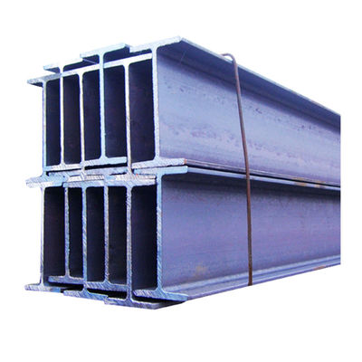 Structurele koolstofstaal H-balk met gegalvaniseerd zwart oppervlak en flensdikte 8 mm 64 mm
