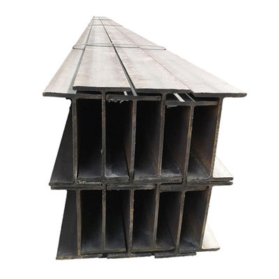 Structurele koolstofstaal H-balk met gegalvaniseerd zwart oppervlak en flensdikte 8 mm 64 mm