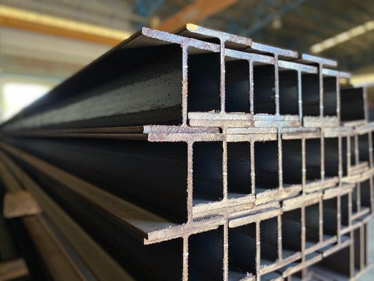 Structurele balk Warmgewalst bouwstaal H-balk met webbreedte 96 mm 1056 mm en ASTM Q235 Q235B Q345 SS400