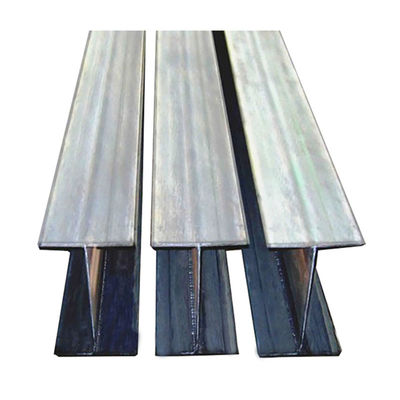 Webbreedte 96 mm 1056 mm gegalvaniseerde H-balk voor structurele constructies Zwart oppervlak