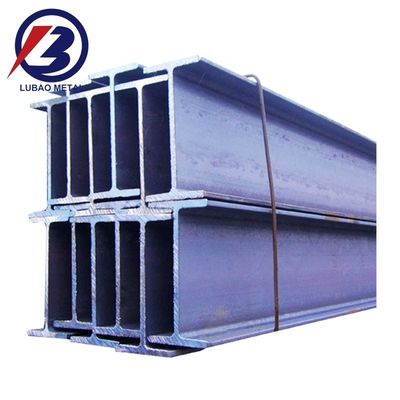 Webbreedte 96 mm 1056 mm gegalvaniseerde H-balk voor structurele constructies Zwart oppervlak
