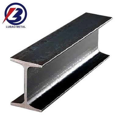 Webbreedte 96 mm 1056 mm gegalvaniseerde H-balk voor structurele constructies Zwart oppervlak
