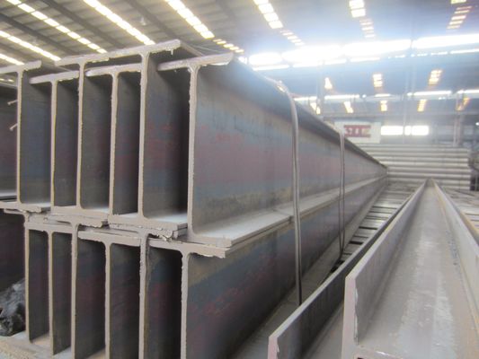 Niet-gelegeerde H-balk gegalvaniseerd voor maatwerk Q355b Q345 Q235 A36 A572 Structurele balk Warmgewalste H-staalbalken