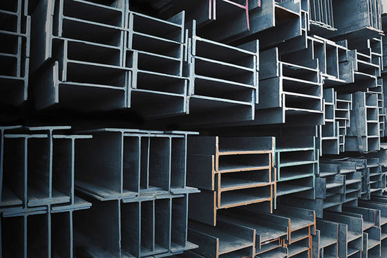 Niet-gelegeerde H-balk gegalvaniseerd voor maatwerk Q355b Q345 Q235 A36 A572 Structurele balk Warmgewalste H-staalbalken