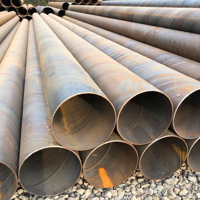 Afdeling Vorm Ronde Grote diameter LSAW SSAW Carbon Steel Spiraalgeweld buispijp voor brug infrastructuur watervoorziening