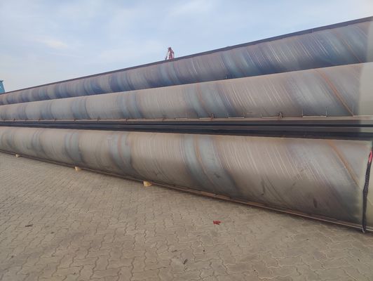 Afdeling Vorm Ronde Grote diameter LSAW SSAW Carbon Steel Spiraalgeweld buispijp voor brug infrastructuur watervoorziening