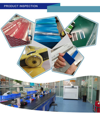 Verkoopt Zinkcoating RAL ASTM SGCC Z40 0,5 mm 1 mm golfgrootte PPGI-kleurcoated dakpanelen met coating Z30-Z40