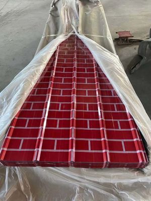 Breedte 665-1100 mm Kleur gegalvaniseerd gegolfd plaat brandwerend bouwmateriaal Werktuigen maken met topprestaties