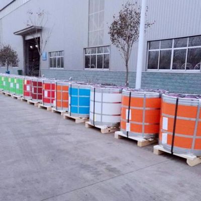 DX51D RAL9010 9030 0.12 TO 4.0mm PPGI PPGL Voorgeverfde gegalvaniseerde stalen spoel met aangepaste kleuren en aangepaste lengte