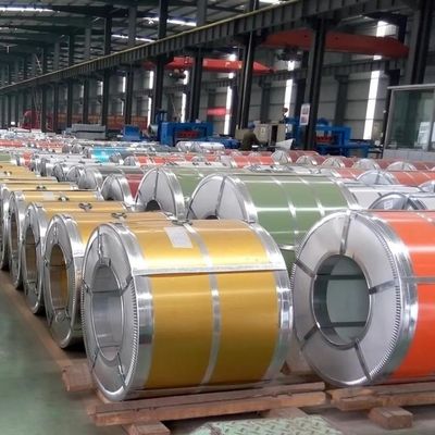 Direct verkopen PPGI COIL ROLL Hardheid Volhard 0.4mm 0.5mm Dx51d Dx52D Voorgeverfde gegalvaniseerde stalen spoelen